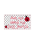 Lady Bug Junk Journal Sticker