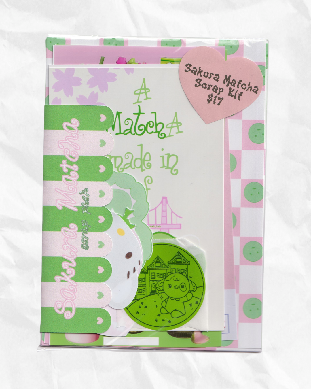 Sakura Matcha Scrap Pack