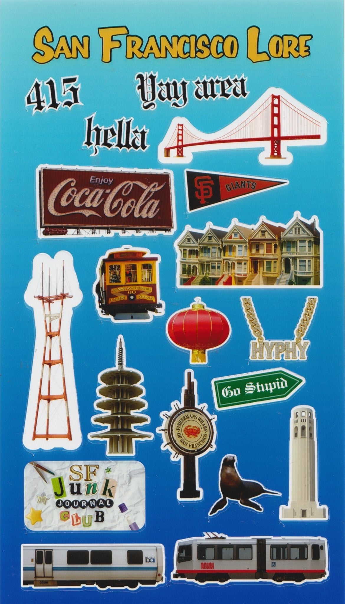 SF Lore Sticker Sheet
