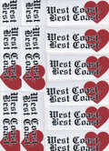 West Coast, Best Coast Sticker