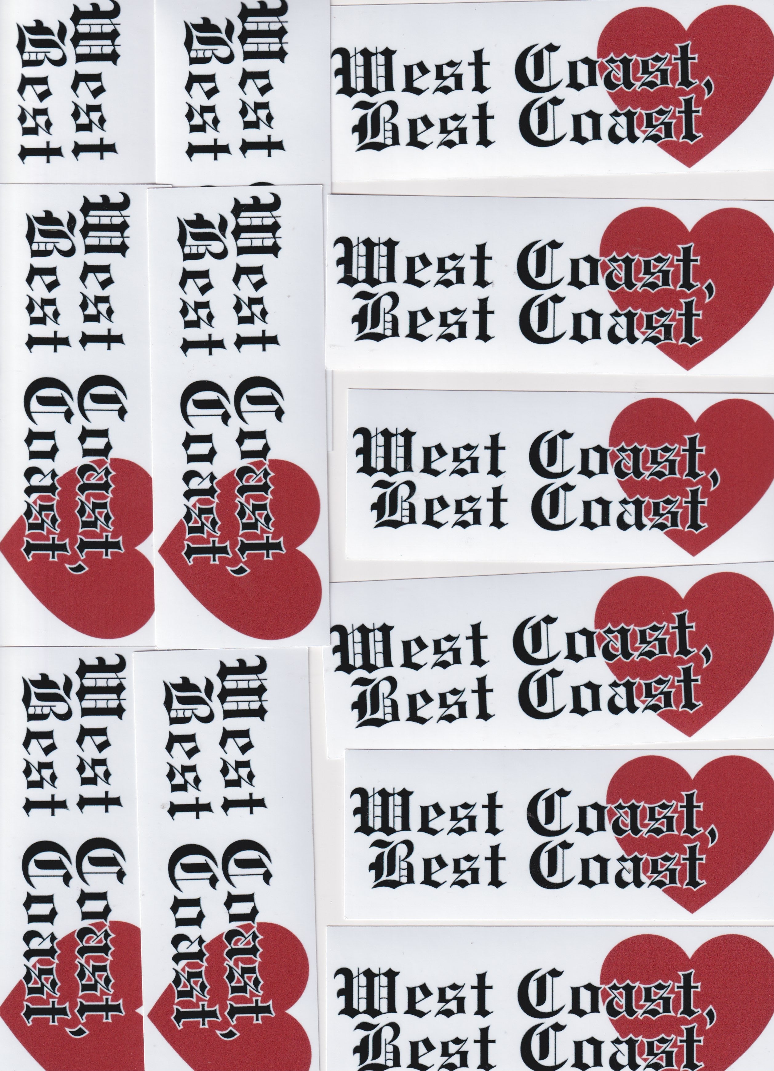 West Coast, Best Coast Sticker