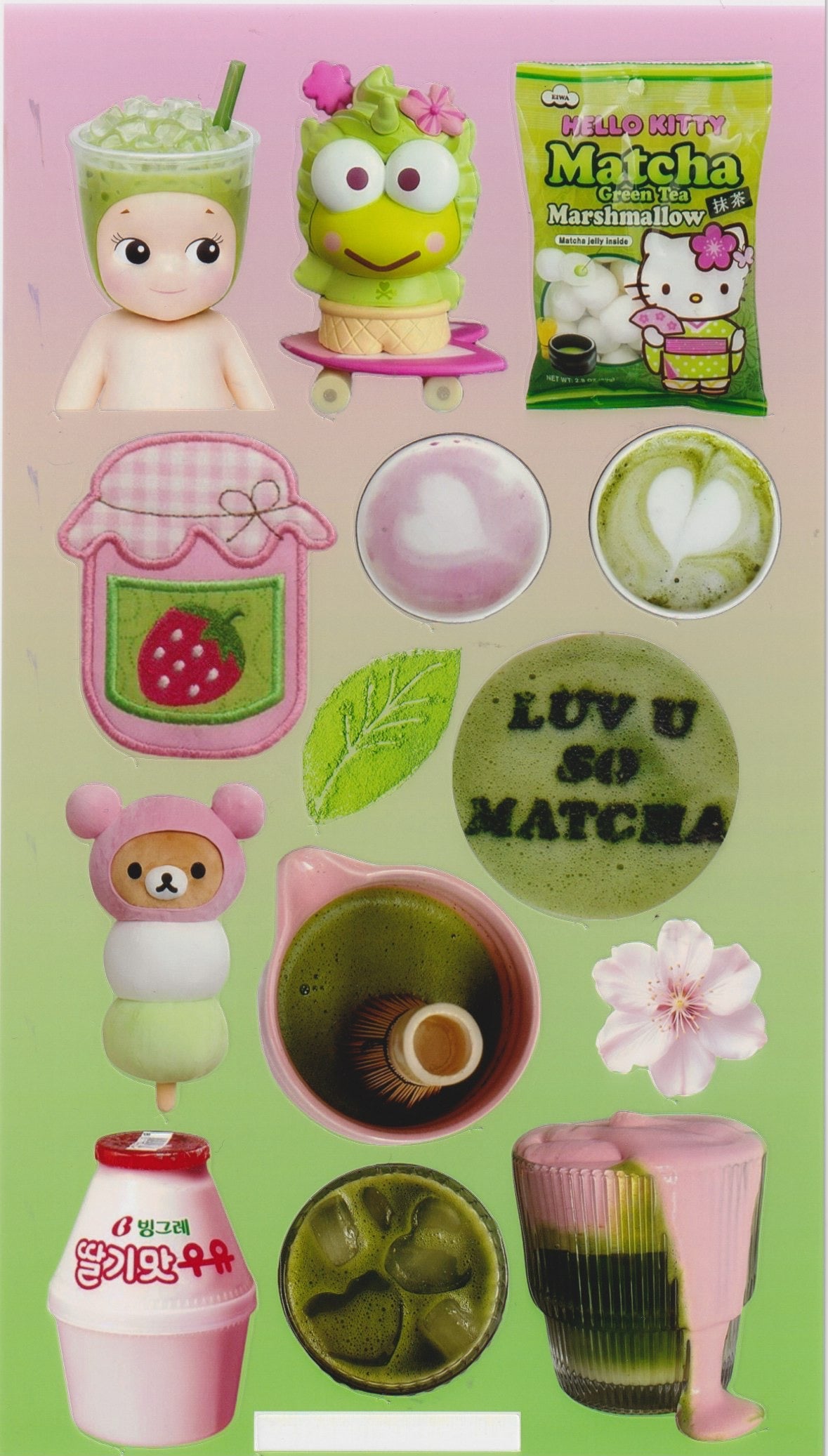 Sakura Matcha Sticker Sheet