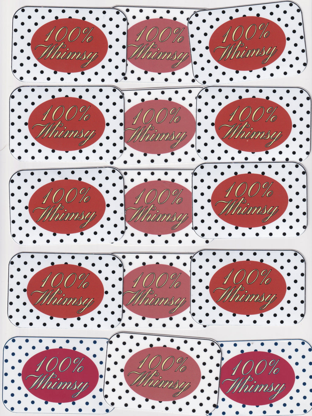 100% Whimsy Sticker