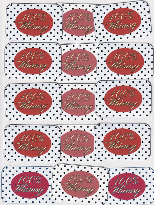 100% Whimsy Sticker