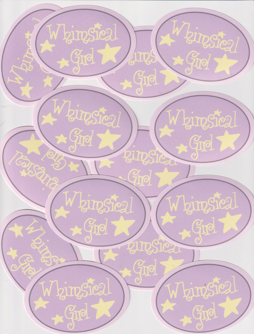 Whimsical Girl Sticker