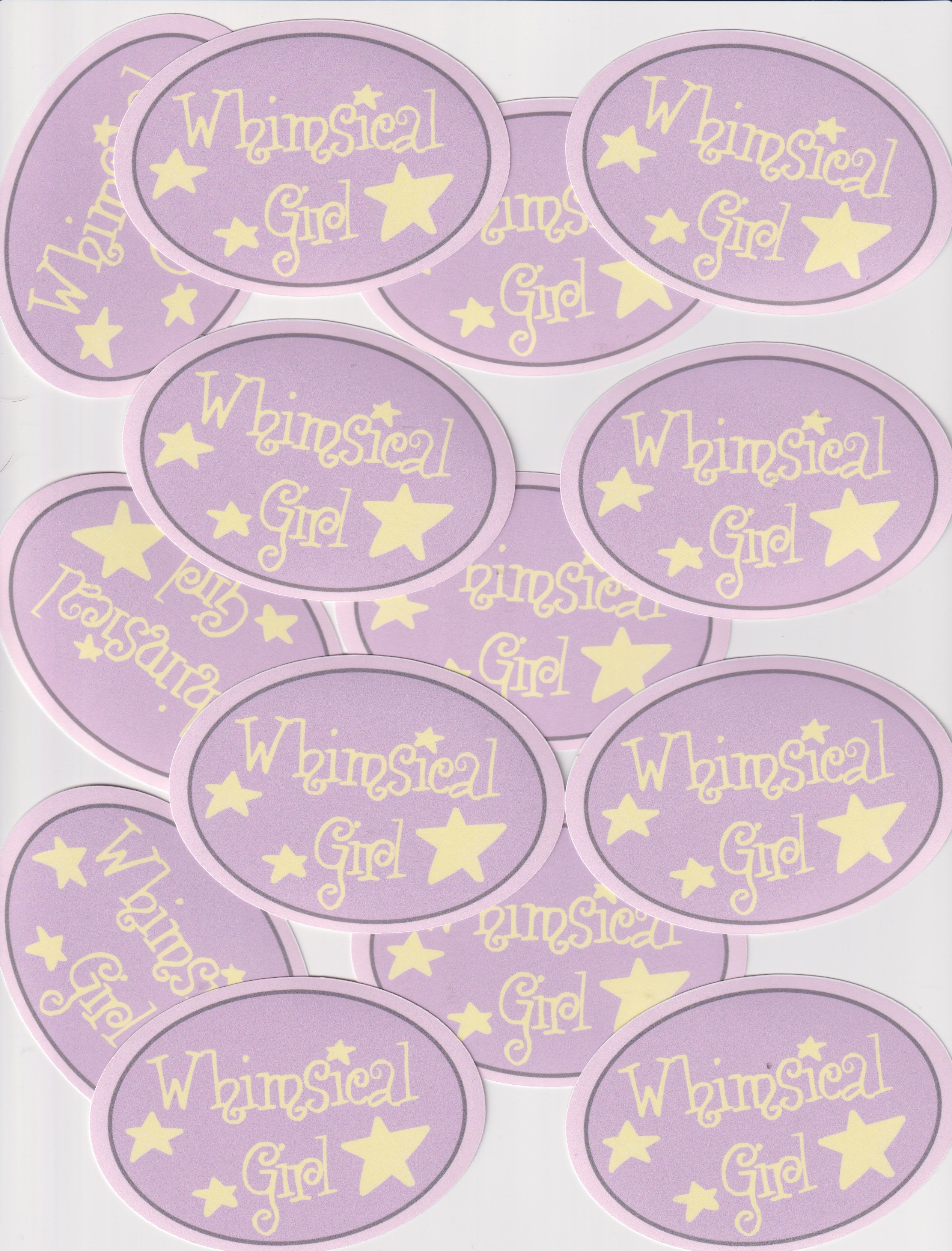 Whimsical Girl Sticker