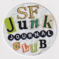 SF Junk Journal Club Circle Logo Sticker