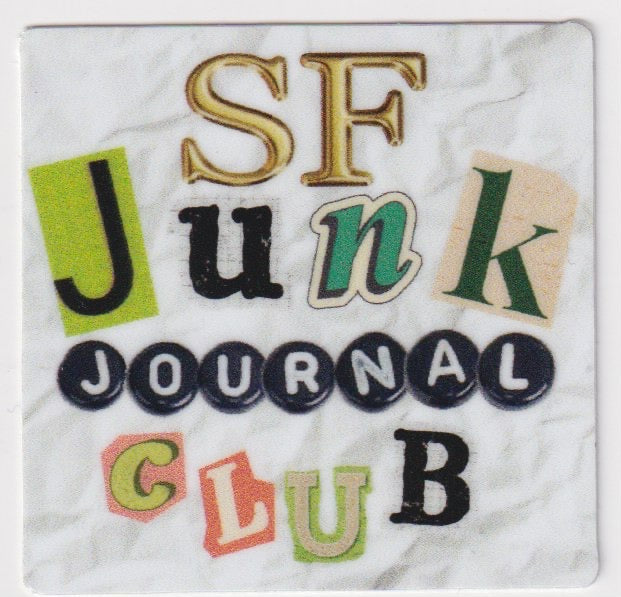 SF Junk Journal Club Square Logo Sticker